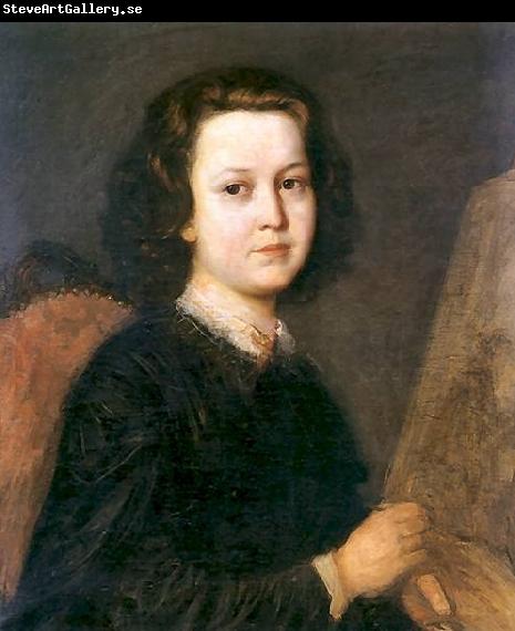 Aleksander Kotsis Portrait of a paintress Jezefina Geppert